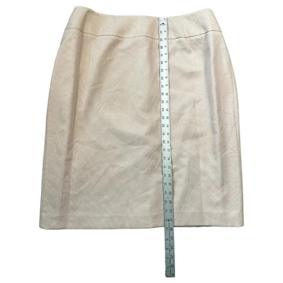 Le Suit Skirt Pink Lt Blossom/white Lined Size 16W Suit Separates Knee Length - Picture 6 of 10